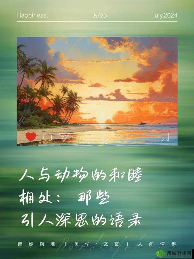 人马畜禽人：探索奇妙的人与动物和谐共处之道