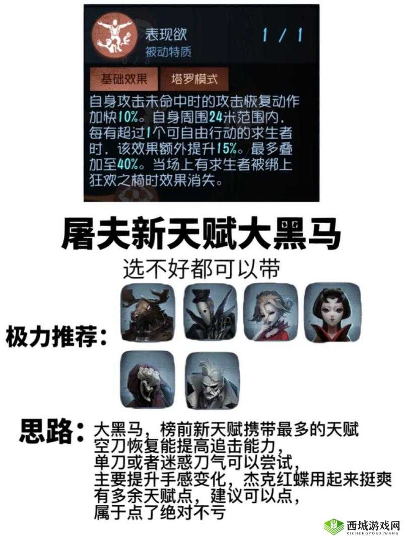 第五人格电锯屠夫玩法技巧与天赋选择深度解析