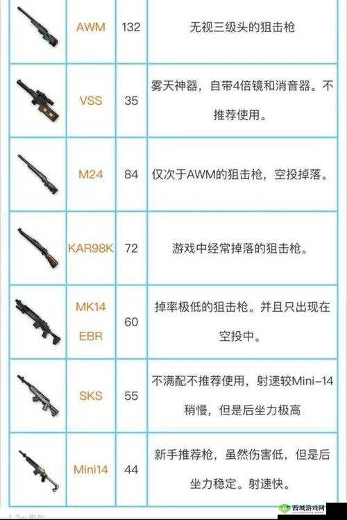 绝地求生手游狙击枪AWM点评,两枪必死神狙击的战术价值与管理艺术